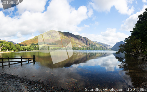 Image of Reflections in Buttermere in Lake District