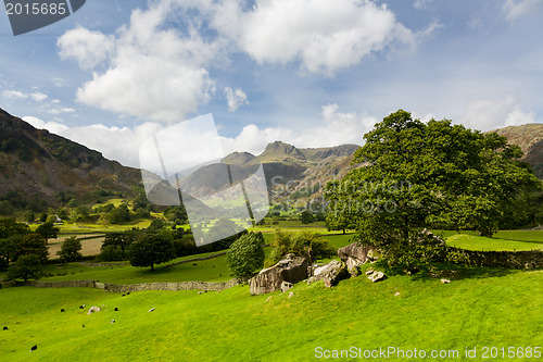 Image of Langdale Pikes in Lake District