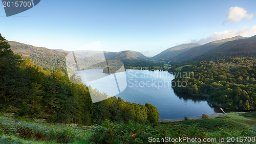 Image of Grasmere at dawn in Lake District