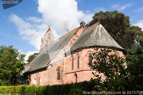 Image of St Hilary Church Erbistock by River Dee