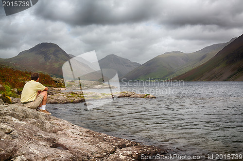 Image of Wast water in english lake district