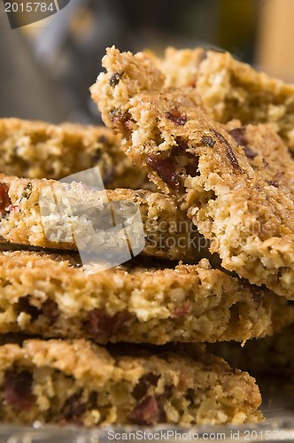 Image of Freshly baked cranberry cookies