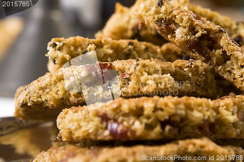 Image of Freshly baked cranberry cookies