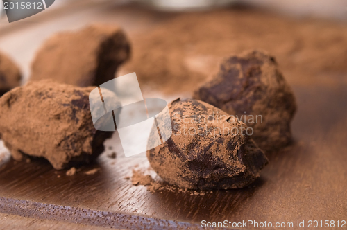 Image of Homemade chocolate truffles