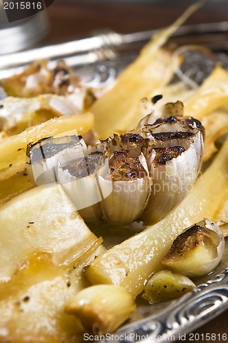 Image of Grilled parsley and garlic in honey sauce 