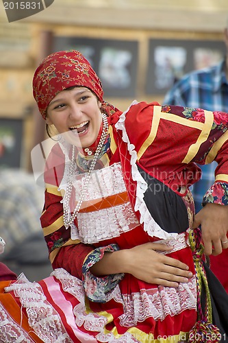 Image of Russian national clothes.