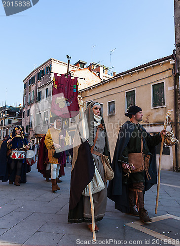 Image of Parade of Medieval Characters