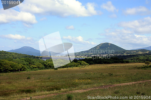 Image of Village "Putjatin" and mountain "Nazimova"