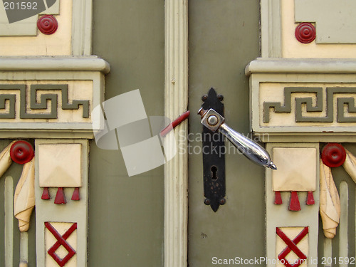 Image of Old decorated entrance gate