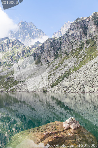 Image of Alpine lake