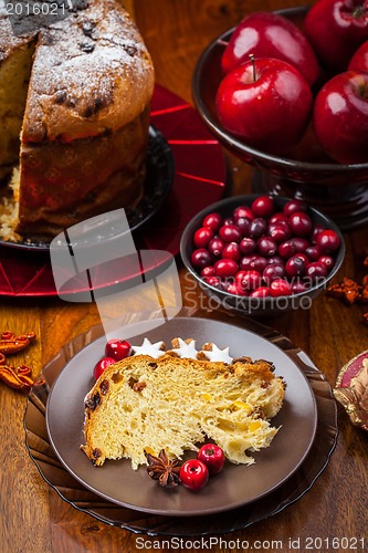 Image of Slices of panettone