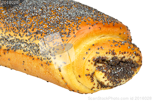 Image of bun with poppy seeds