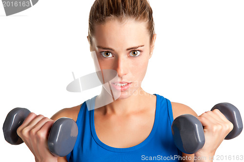 Image of Woman Working Out