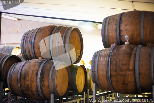 Image of Barrels of South African wine