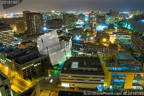 Image of Cambridge Overcast Night Wide