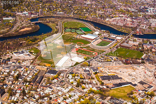 Image of Harvard Stadium aerial