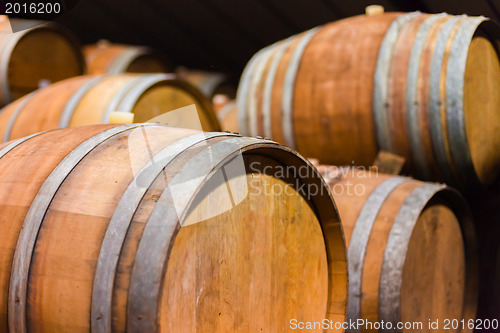 Image of Barrels of South African wine