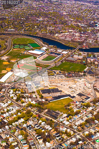 Image of Harvard Stadium aerial