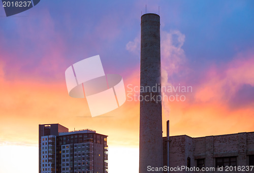 Image of Industrial smokestack