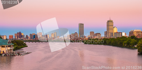 Image of View of Boston, Cambridge, and the Charles River