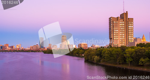 Image of View of Boston, Cambridge, and the Charles River