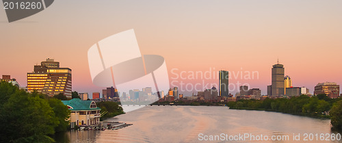 Image of View of Boston, Cambridge, and the Charles River