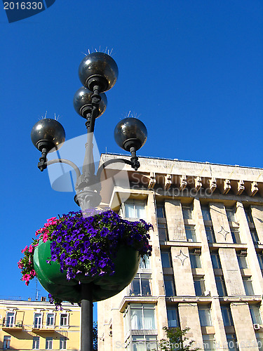 Image of the image of panorama of summer city