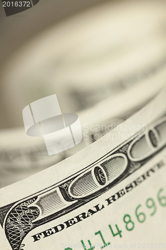 Image of Abstract of One Hundred Dollar Bills