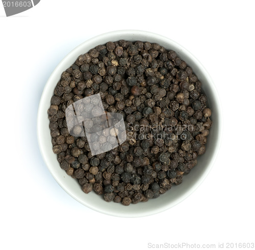 Image of Bowl with black pepper