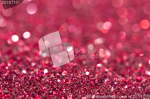 Image of Holiday shiny red blurry lights 