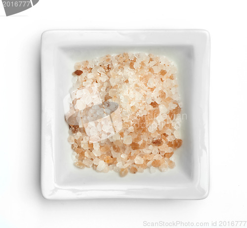 Image of Natural coarse salt in in a bowl