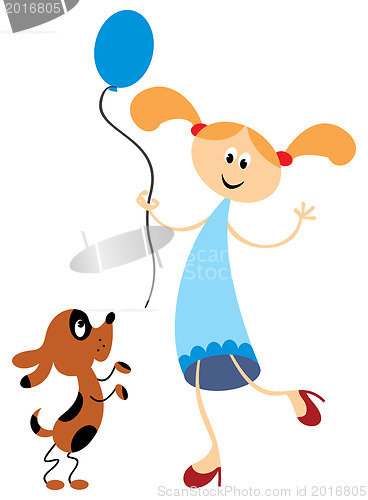 Image of Playing with dog