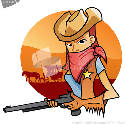 Image of Portrait of Cowgirl
