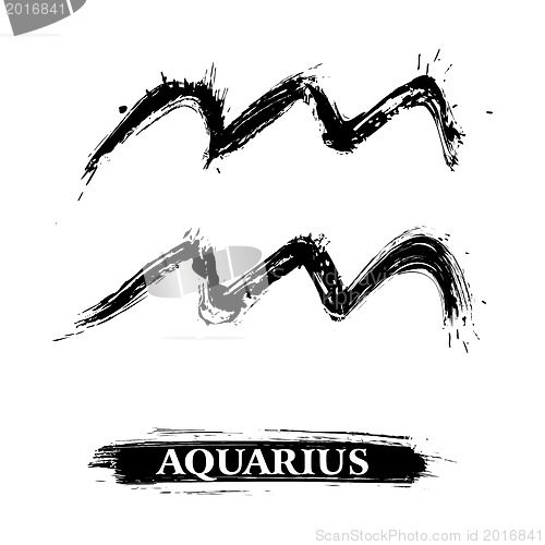 Image of Aquarius symbol