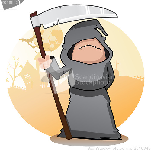 Image of Cartoon Grim Reaper