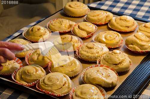 Image of Making cinnamon buns