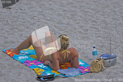 Image of Girl on beach