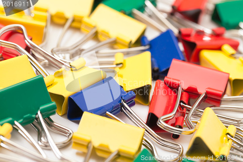 Image of Multicolored Paper Clips