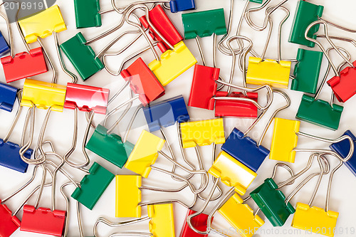 Image of Multicolored Paper Clips