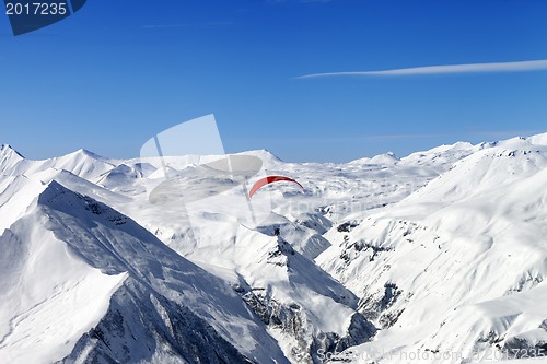 Image of Sky gliding in Caucasus Mountains