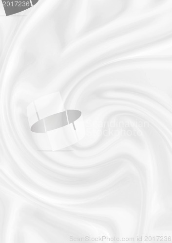 Image of Smooth elegant white silk