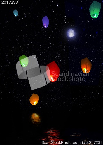 Image of Chinese lanterns