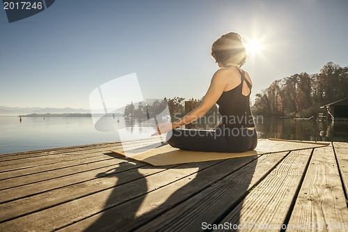 Image of yoga woman