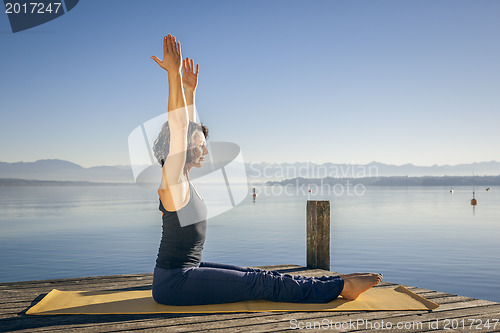 Image of yoga woman