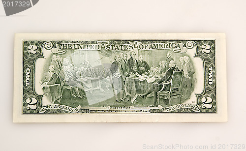 Image of Two dollars