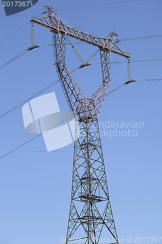 Image of Power transmission pole