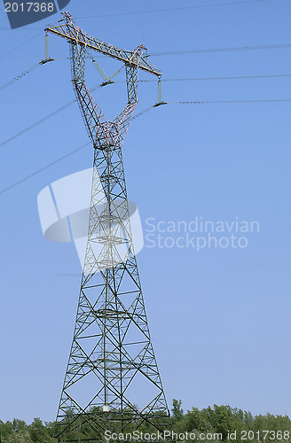 Image of Power transmission pole
