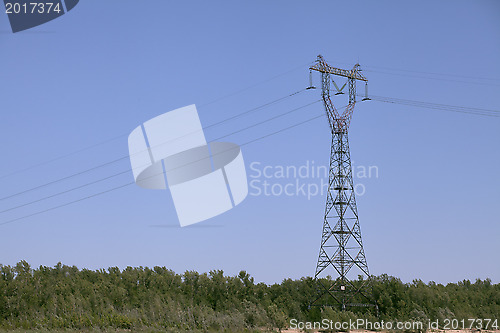 Image of Power transmission pole