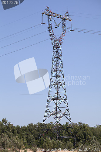 Image of Power transmission pole
