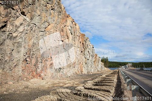 Image of The road carved into the rock